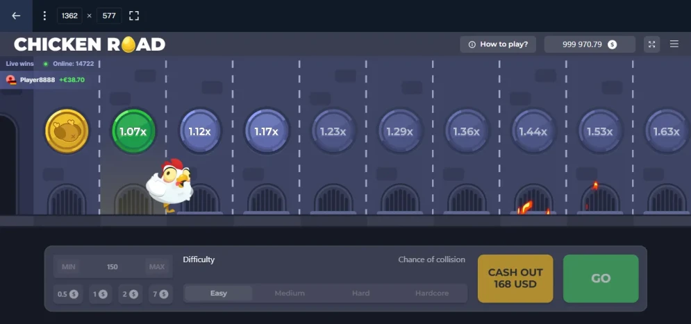 Chicken Road gameplay