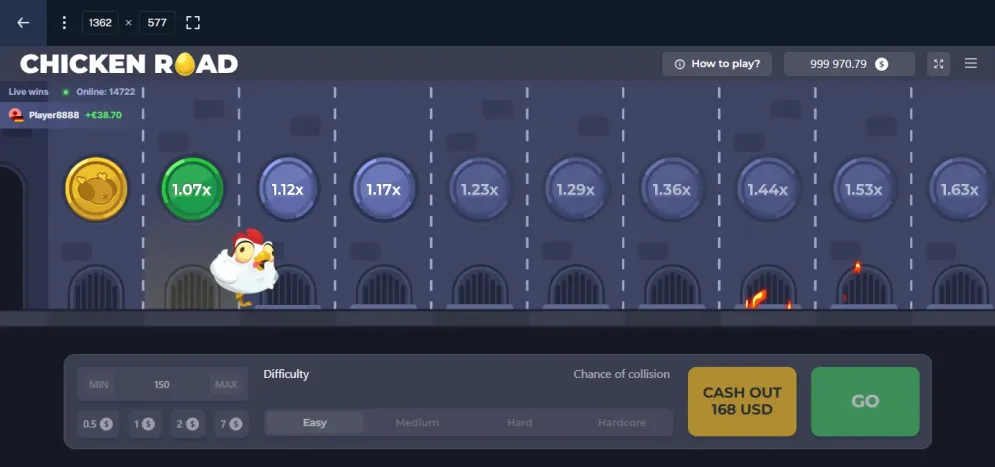 Chicken Road gameplay